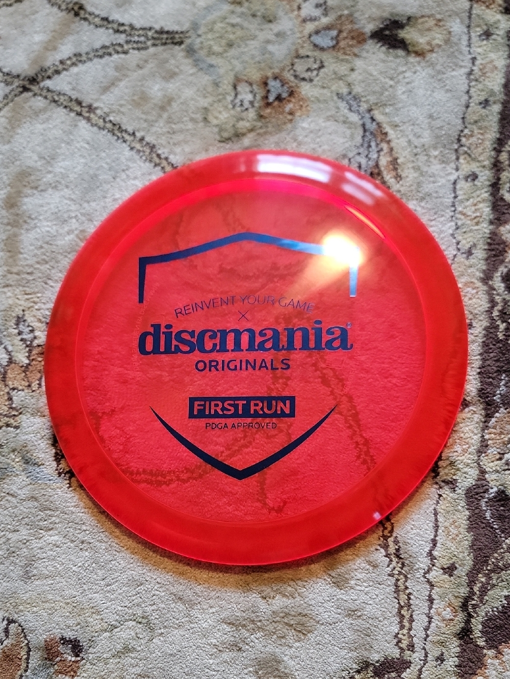 NEW Discmania Originals CD1 First Run Red CONTROL Driver 175 grams